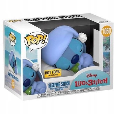 Funko Pop Lilo & Stitch Stitch Sleeping #1050 Hottopic Exclusive Neu