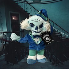 Disney Haunted Mansion 12 x 17 Hitchhiking Ghost Ezra Plush NWT HALLOWEEN