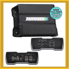 Autotek MEAN MACHINE Compact Series 1500W Class-D 4 Channel Car Amplifier (NEW)