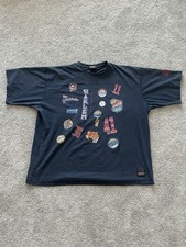 Vintage 1990s Fubu Harlem Globetrotters Basketball Black T Shirt XXXL
