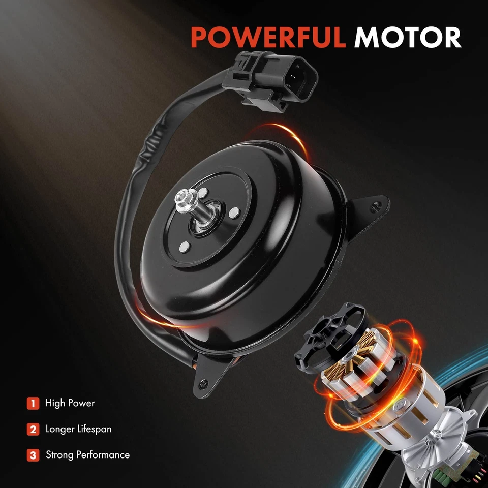 Motor ventilador condensador aire acondicionado conductor para Nissan Sentra 1987-1998 200SX INFINITI G20 Foto 3 de 4