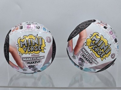 2 Lot of MGA's Miniverse Make It Mini Makeup Series 1 Mystery Capsule Sealed Set