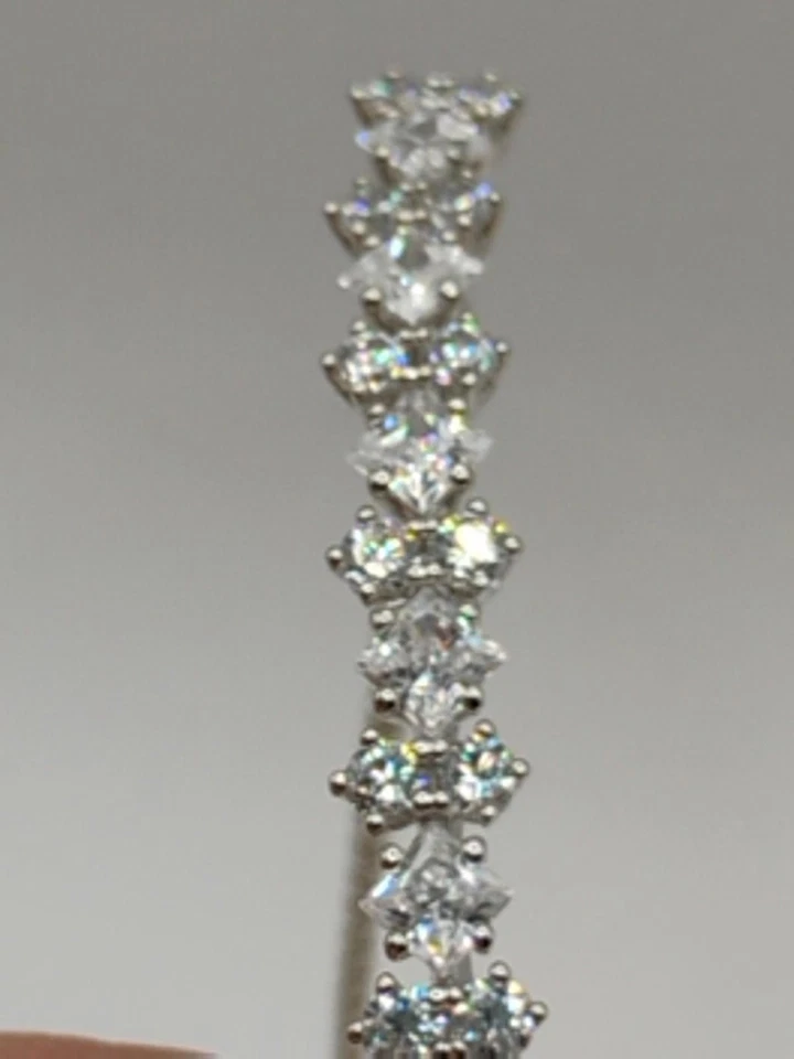 New NWT NADRI Cubic Zirconia Crystal Silver Bracelet - Image 4 of 4