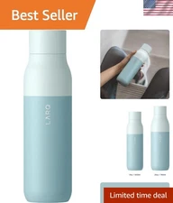 Elegant 17 oz Larq Bottle - Cold & Hot Insulation with Self-Cleaning Benefits