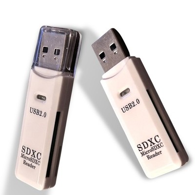 USB 2.0 Kartenleser Stick Adapter Kartenlesegerät SD / XF / TF Cardreader