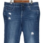TORRID womens BOMBSHELL Straight jeans PLUS size 20 stretch slimming distressed