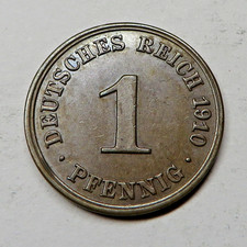 Germany-Empire Pfennig 1910A Copper KM#10