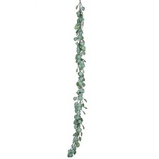 6.5 ft long Frosted Green Artificial Eucalyptus Foliage Garlands Greenery Party