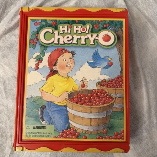 Vintage 2001 “Hi-Ho! Cherry-O” - Hasbro MB Counting Board Game -39 Cherries