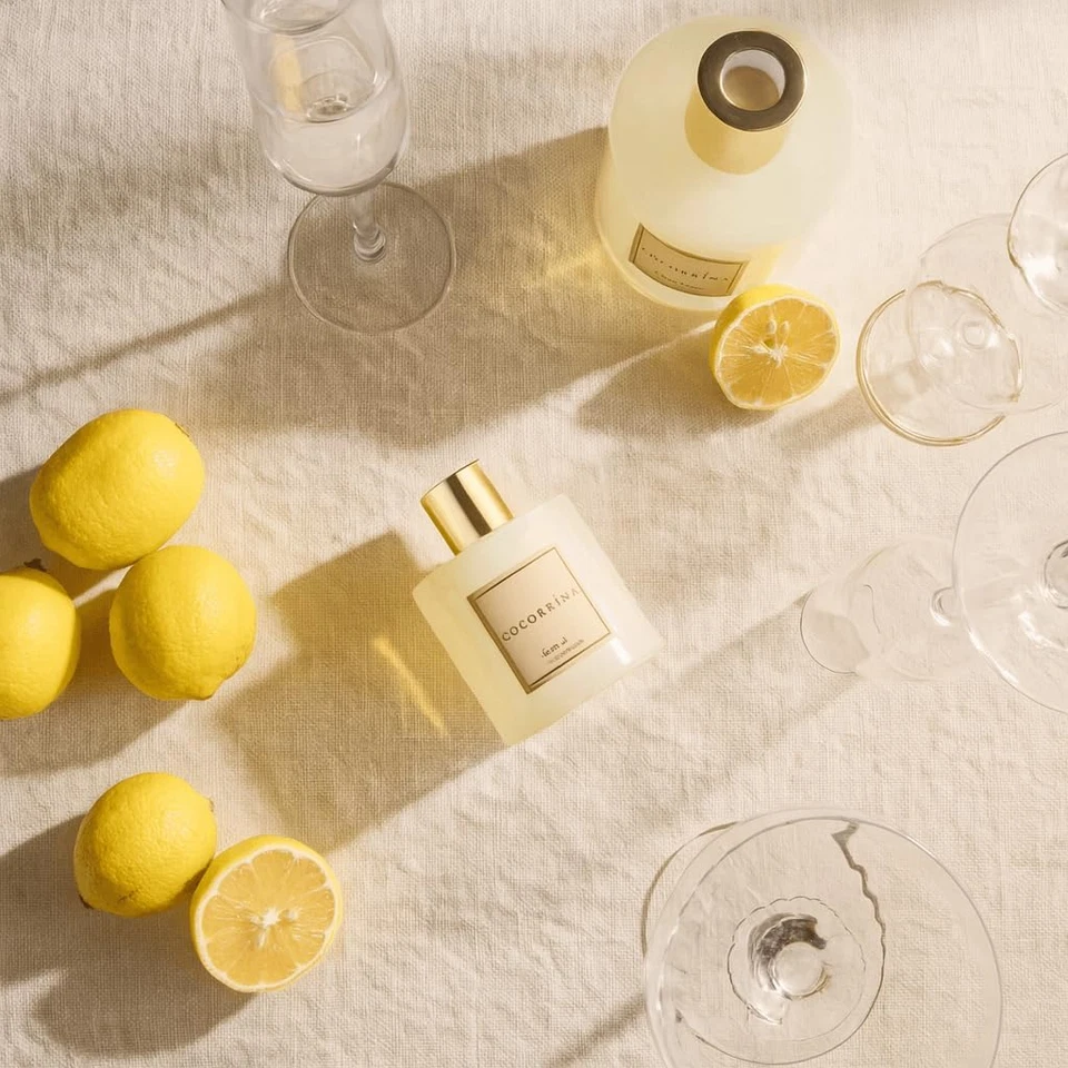 Cocorrína Reed Diffuser Set, Clean Linen 6.7 Fl Oz Scented Diffuser with Sticks  - Image 4 of 4