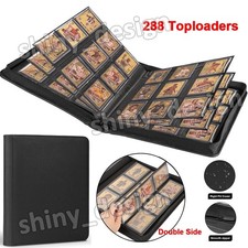 Toploader Binder Holds 288 Toploaders 9 Pocket Top Loader Binders for 3 x 4''