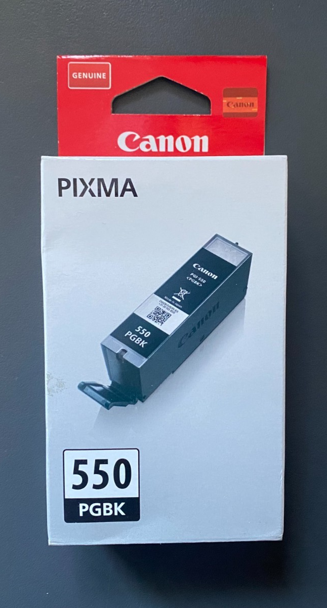 Genuine Canon PGI-550PGBK Black Ink Cartridge 6496B001 - Image 2