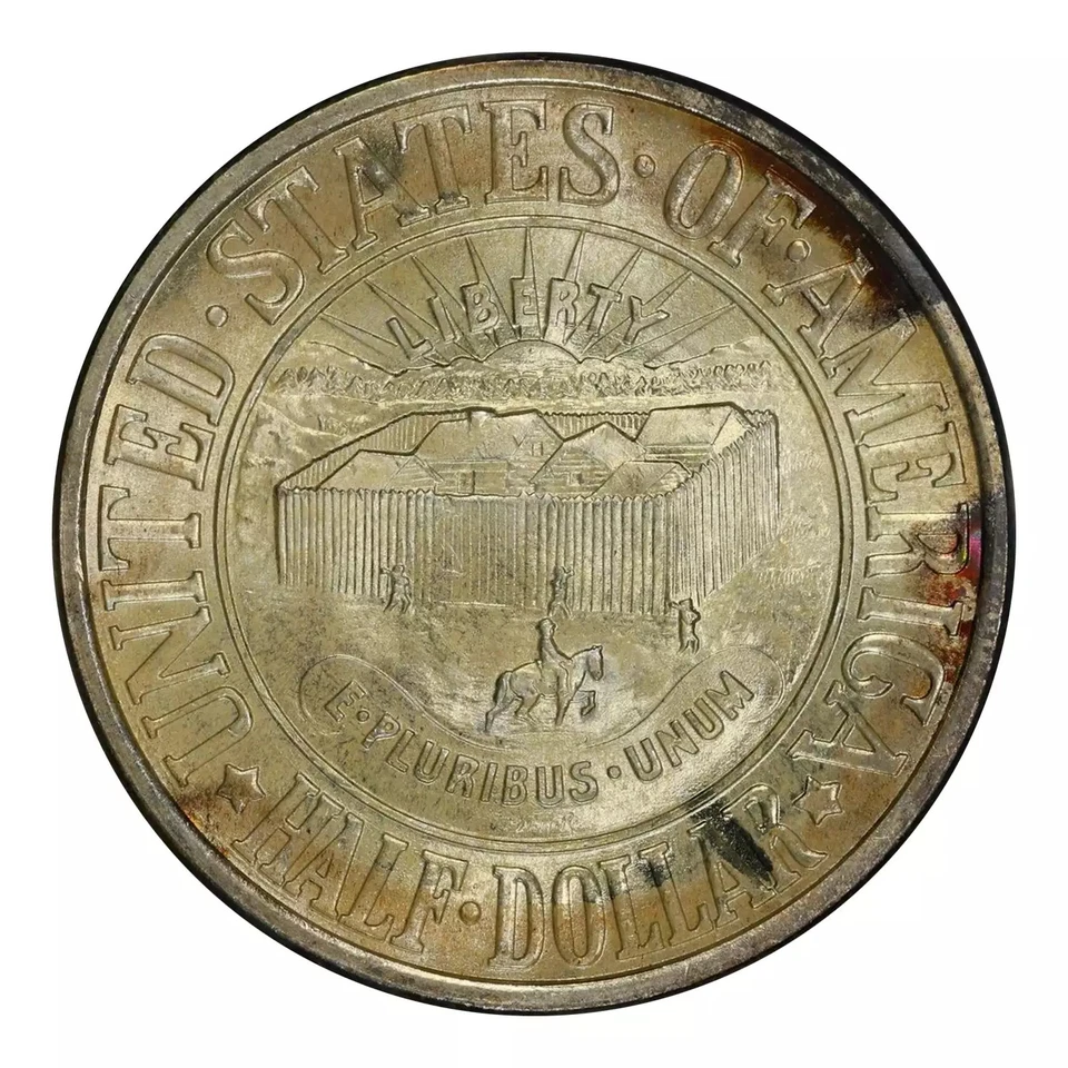 1936 York Commemorative Silver Half Dollar PCGS MS-67+ CAC - Image 2 of 4