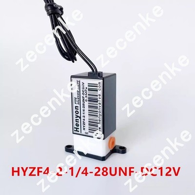 1pcs new Henyon Diaphragm solenoid valve HYZF4-2-1/4-28UNF-DC12V #bv