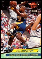 1992-93 Byron Houston Rookie Fleer Ulta Basketball RC #263 Golden State Warriors