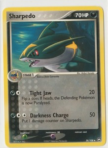 Pokémon Sharpedo EX Power Keepers 38/108 EN