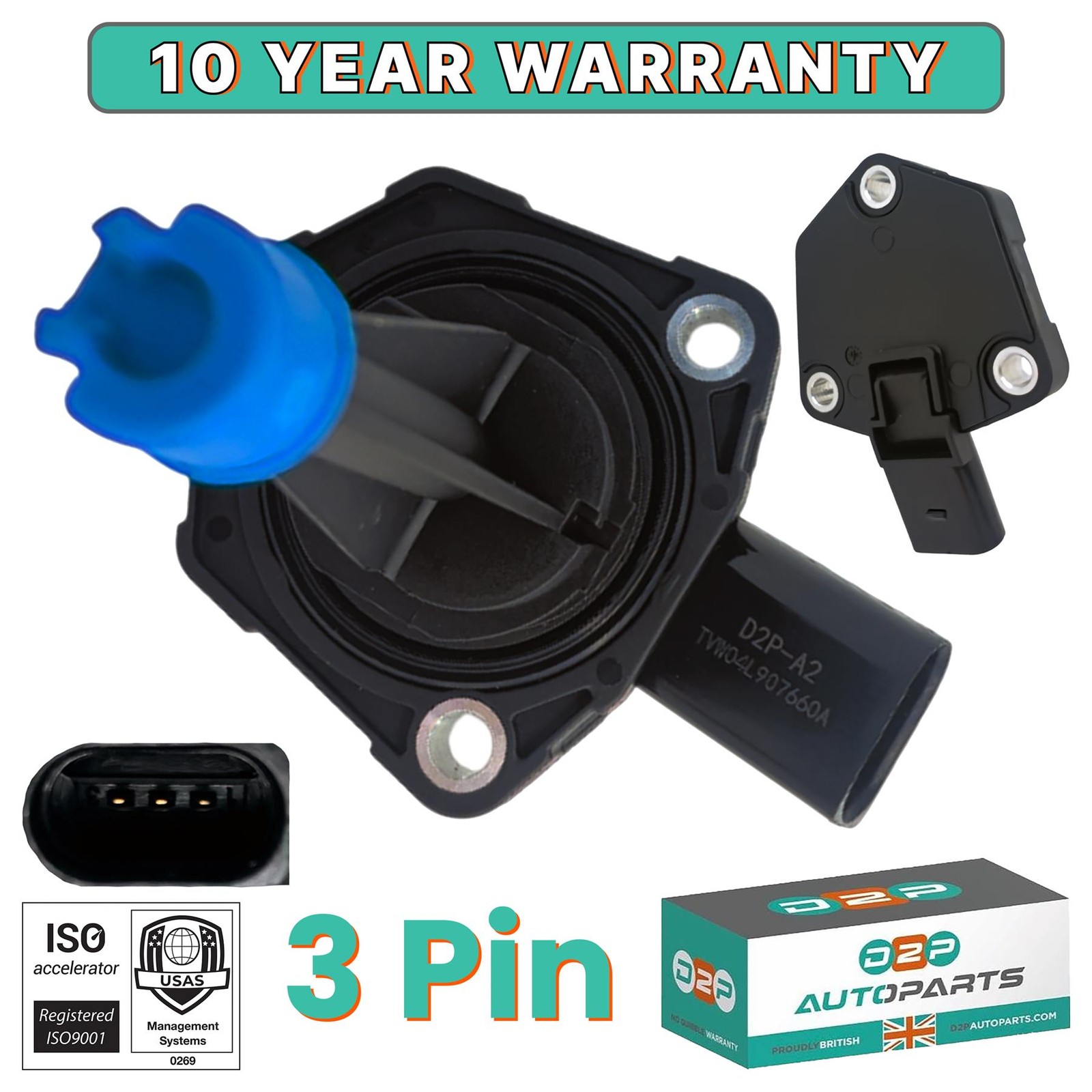 Engine Oil Level Sensor For Audi A4 B8 A5 A6 A8 Vw Caravelle Transporter Mk6 2.0 Tdi - Image 13