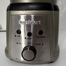 Cuisinart CB-600FPPC4 Blender 600W 50oz Glass Pitcher Silver Ice Crusher