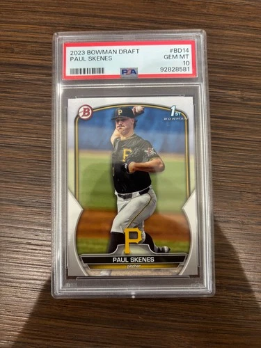 2023 Bowman Draft #BD14 Paul Skenes (RC) - PSA 10
