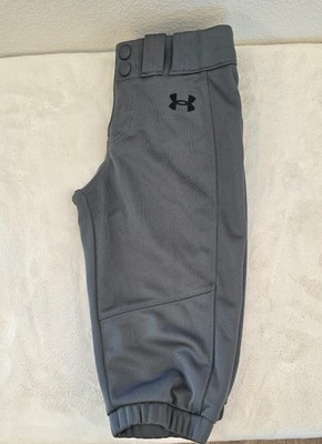 Under Armour Girls Softball Pants Size YXS -Knickers Youth Grey