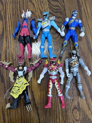 Lot 6 Bandai Power Rangers Ninja Steel Dino Charge