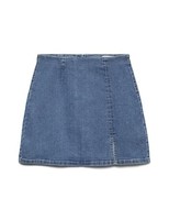 Vero Moda Damen Rock Vmnelly HR Short Skirt Medium Blue Denim Noos