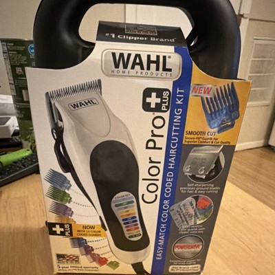 Wahl Color Pro Plus 79752 Haircutting Kit Black/White Self-Sharpening Blades