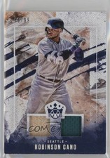 2019 Panini Diamond Kings DK Materials Holo Silver 80/99 Robinson Cano 04br