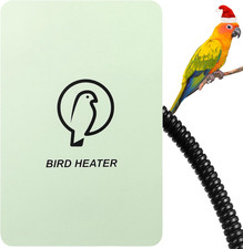 Cage Bird Heater - 10W Warmer for Parrots, Parakeets, and Exotic Birds