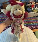 Cabbage Patch Soft Sculpture 1991 toddler Girl Crystal Edition 16 inch READ 💛