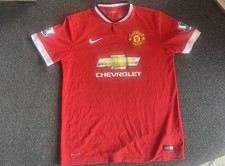 2012-13 Manchester United Di Maria Soccer Football Home Jersey Shirt Youth L