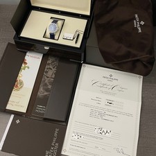 Patek Philippe Complications UNWORN 2025 Ladies Moon Phase Blue White Gold Watch 6