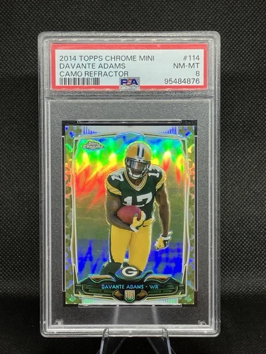 2014 Davante Adams Topps Chrome Mini Camo Refractor RC /99 POP1! 3 higher 🔥🏈