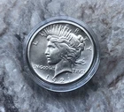 1921 SILVER PEACE Dollar IN STUNNING AU CONDITION.