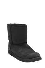 Ugg Womens Sheepskin Classic Mini II Ankle Boots Black Size 4