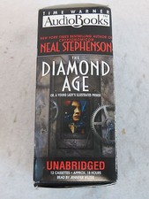 Stephenson  THE DIAMOND AGE  Time Warner Audiobooks 12 Cassettes Box set 2001