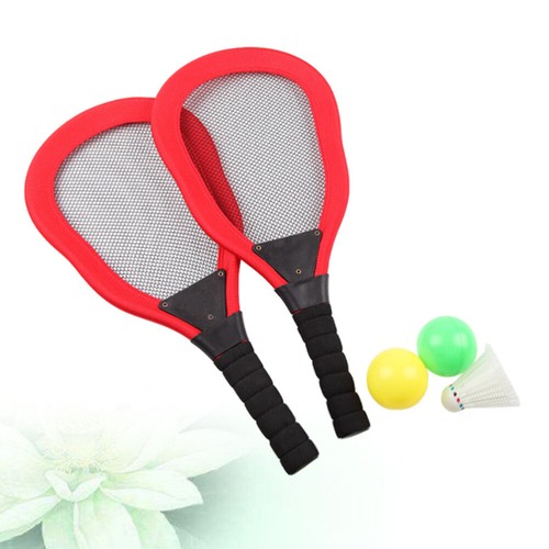 Fitness Tennis Toys Badminton Rackets Set Of 2 Shuttlecock Kids Backyard