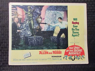 1966 LAST OF THE SECRET AGENTS Original 14x11" Lobby Card VG 4.0 Allen ...