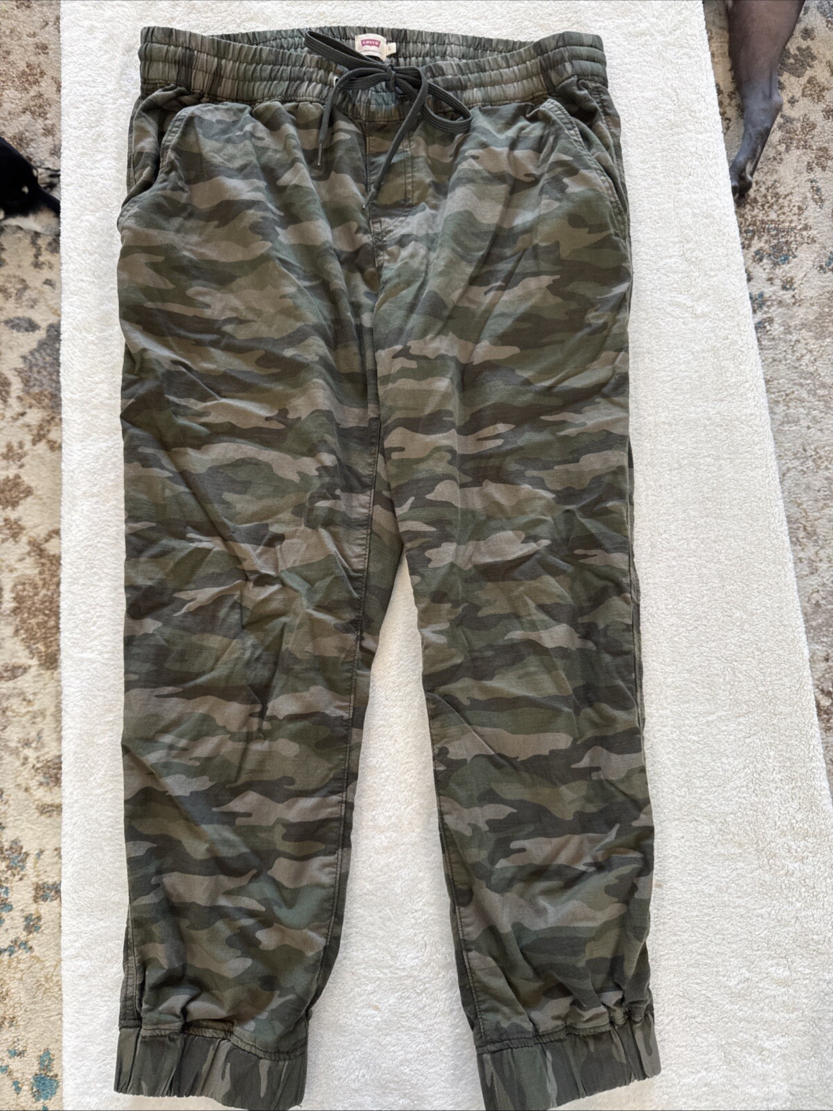 Levi’s Khaki Military Jogger Pocket Pants Size L