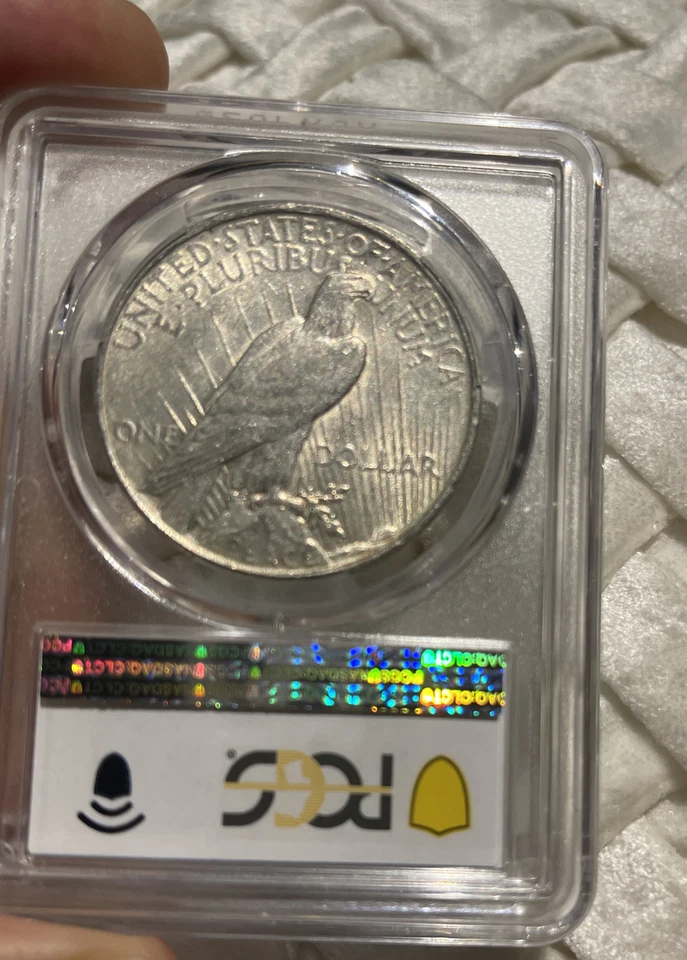 1922 - P Peace Silver Dollar - PCGS XF45 Genuine Nice Add To Your Collection !! - Image 4 of 4