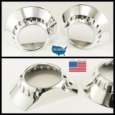New E46 Style Universal Hid Projector Retrofit Shrouds Bezels 2.5 3 E46-r Jdm