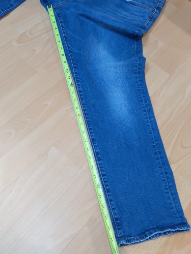 Lucky Brand Mens Jeans 36x30 410 Athletic Slim Blue Stretch Faded Whiskers - Picture 7 of 10