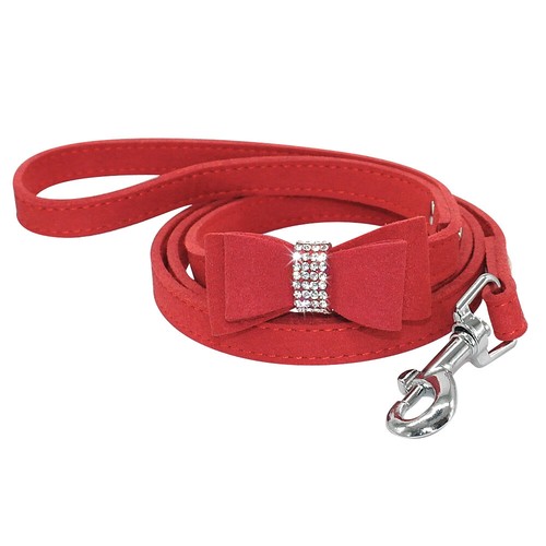 Bling Estrás Perro Correa Plomo con Corbata Cuerda para Caminar Brillo Diamante 120 cm - Imagen 6 de 21