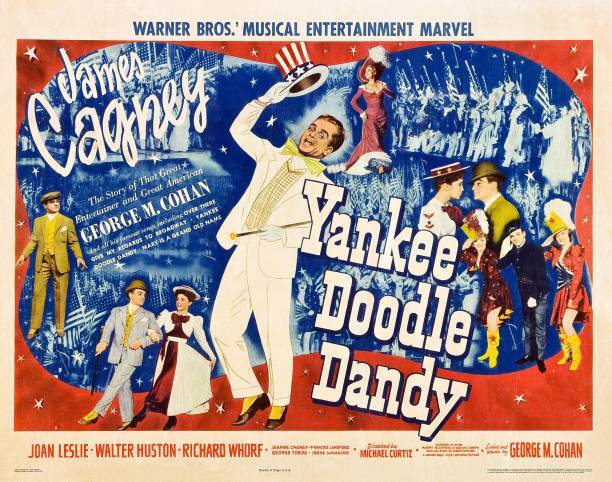 Yankee Doodle Dandy poster center James Cagney lower right Jea- Movie Old Photo