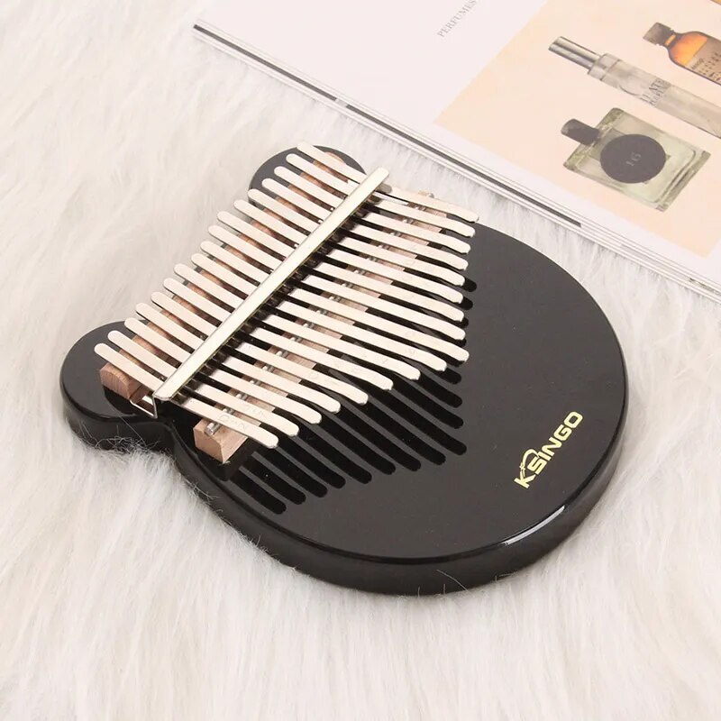 17-key kalimba decorative musical instrument portable Transparent 100% New
