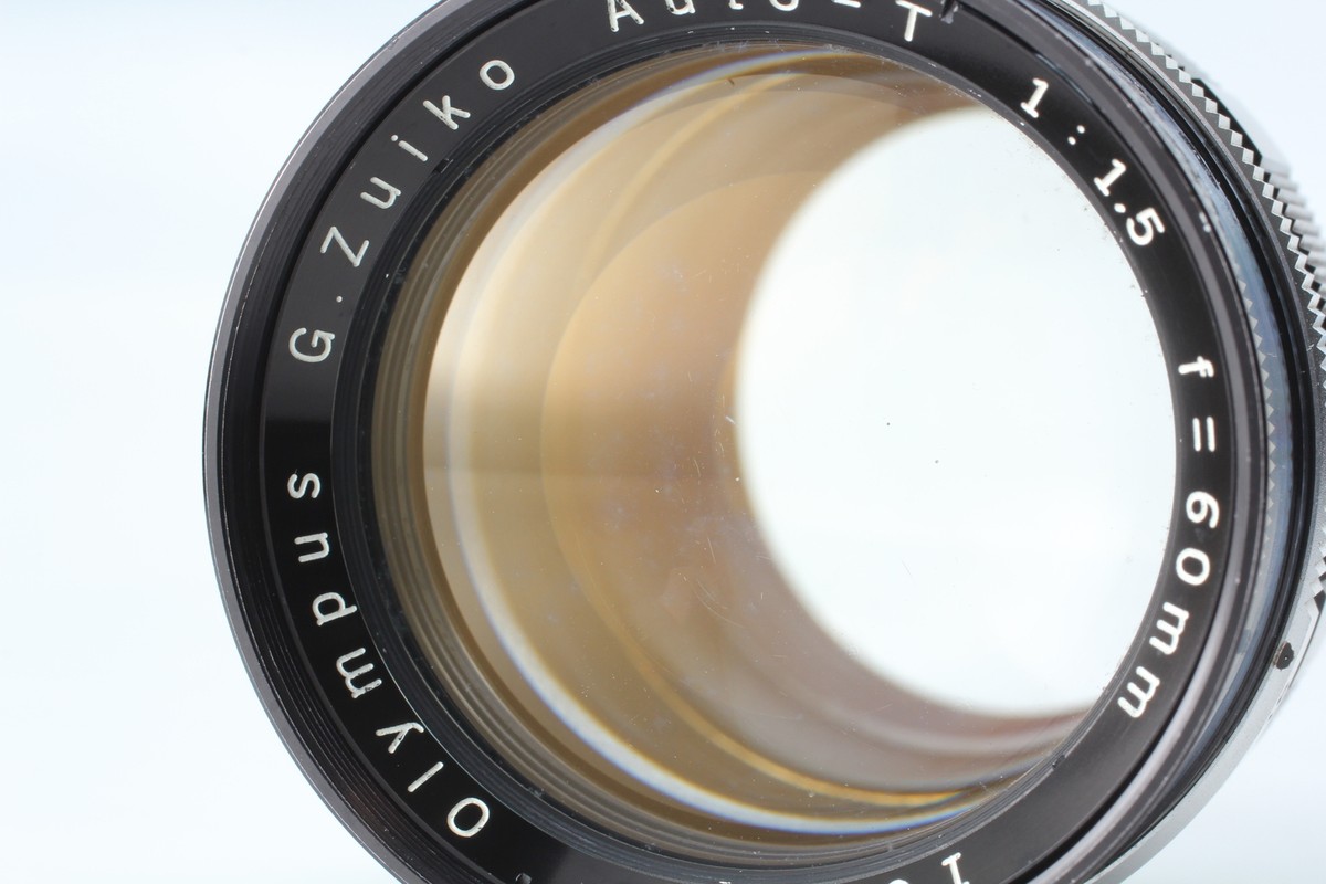 Olympus G Zuiko Auto T 60mm f/1.5 Lens f/ Pen F FT FV w/ Filter -