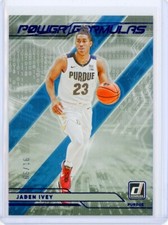 2022-23 Panini Chronicles Power Formulas JADEN IVEY Blue RC Rookie Pistons 91/99
