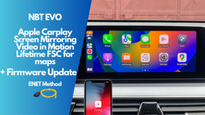 Remote Firmware Update + Fullscreen Carplay Activation BMW Mini Supra NBT EVO