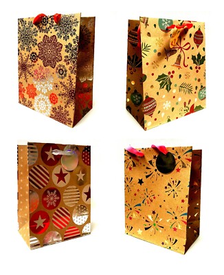 24 Weihnachtstüten Geschenktüten Weihnachten Geschenkbeutel A5/ BP48020 Medium