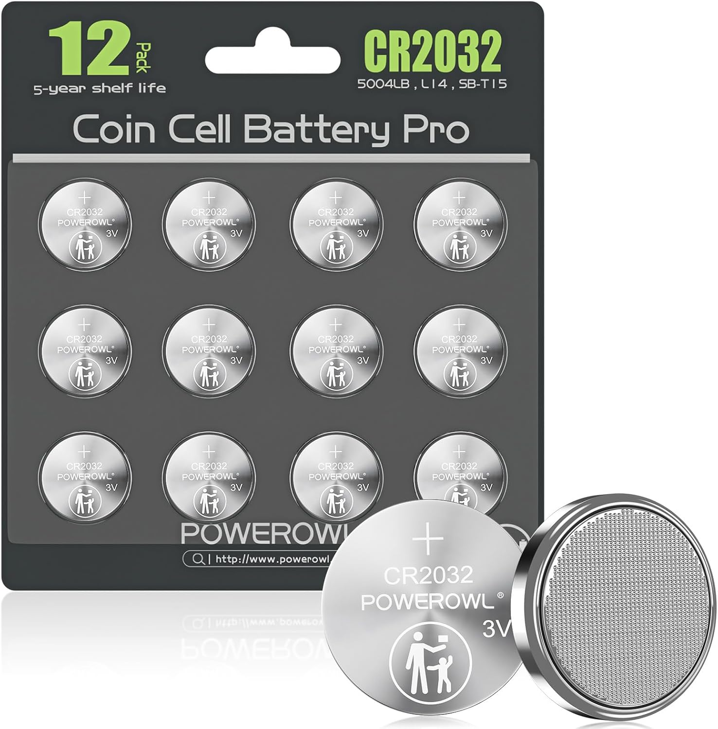 High Capacity CR2032 Battery 12 Pack - CR2032 Lithium 3V Coin Battery Replacemen